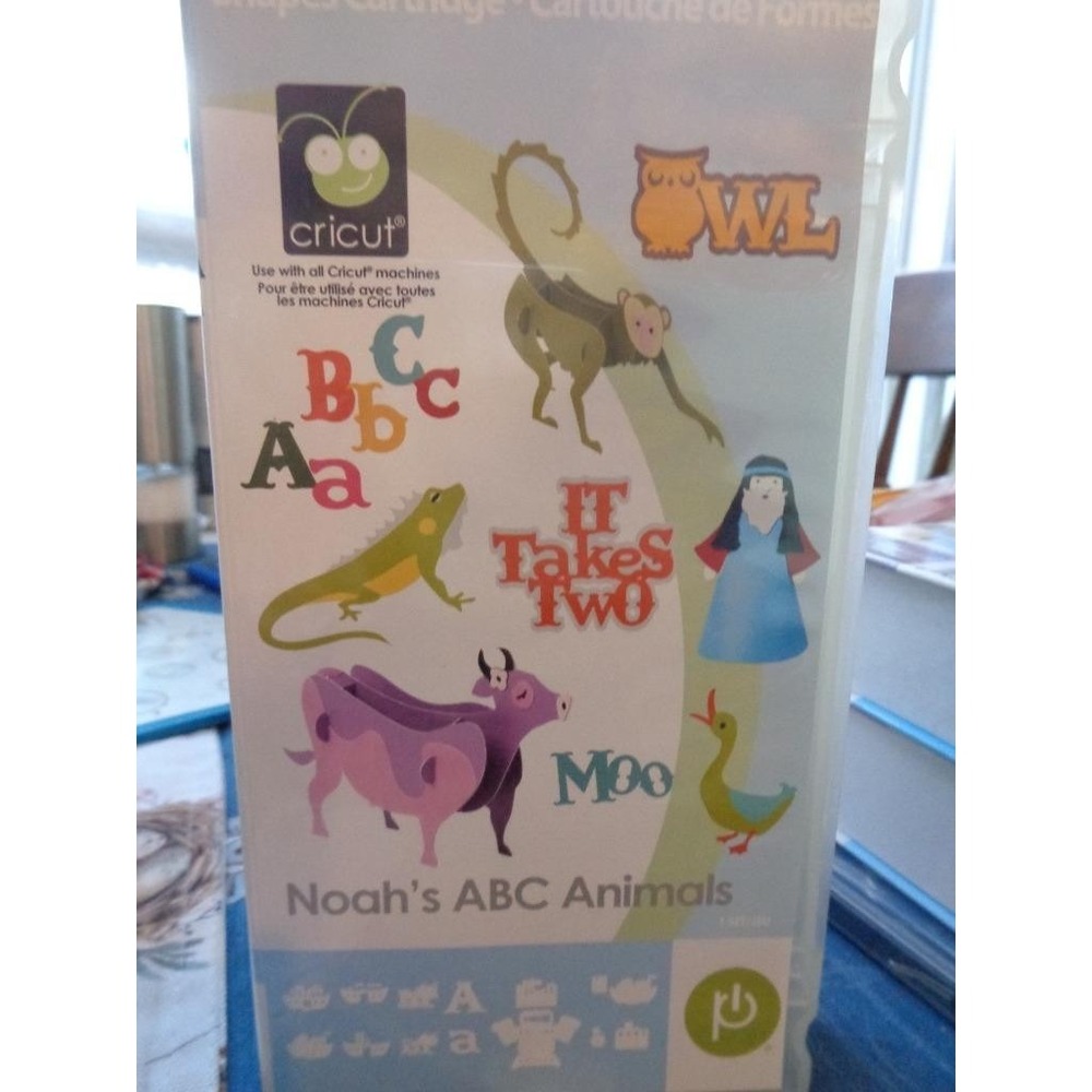 Cricut Die Cut Cartridge Noah's ABC Animals Scrapbooking